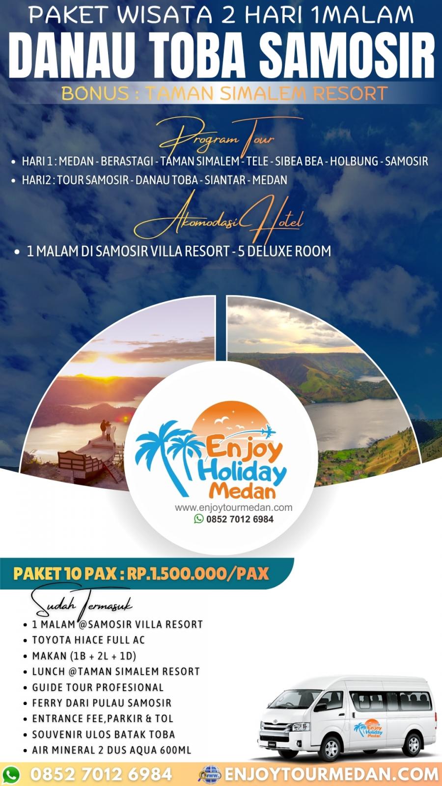 Paket Wisata Danau Toba 1 Hari