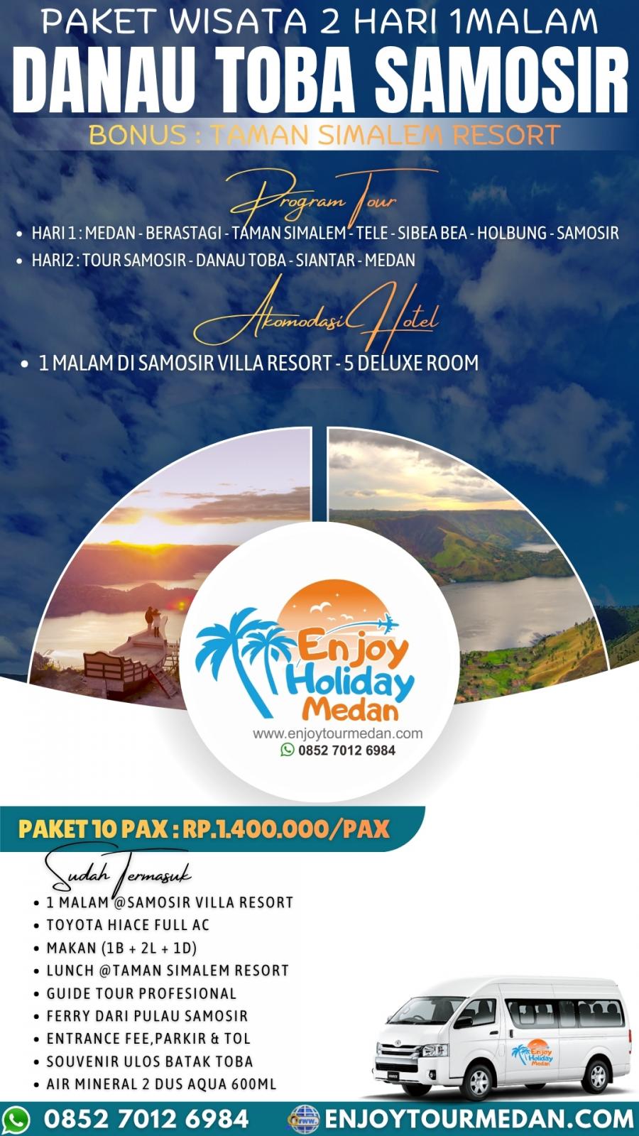 Paket Wisata Danau Toba 2 Hari