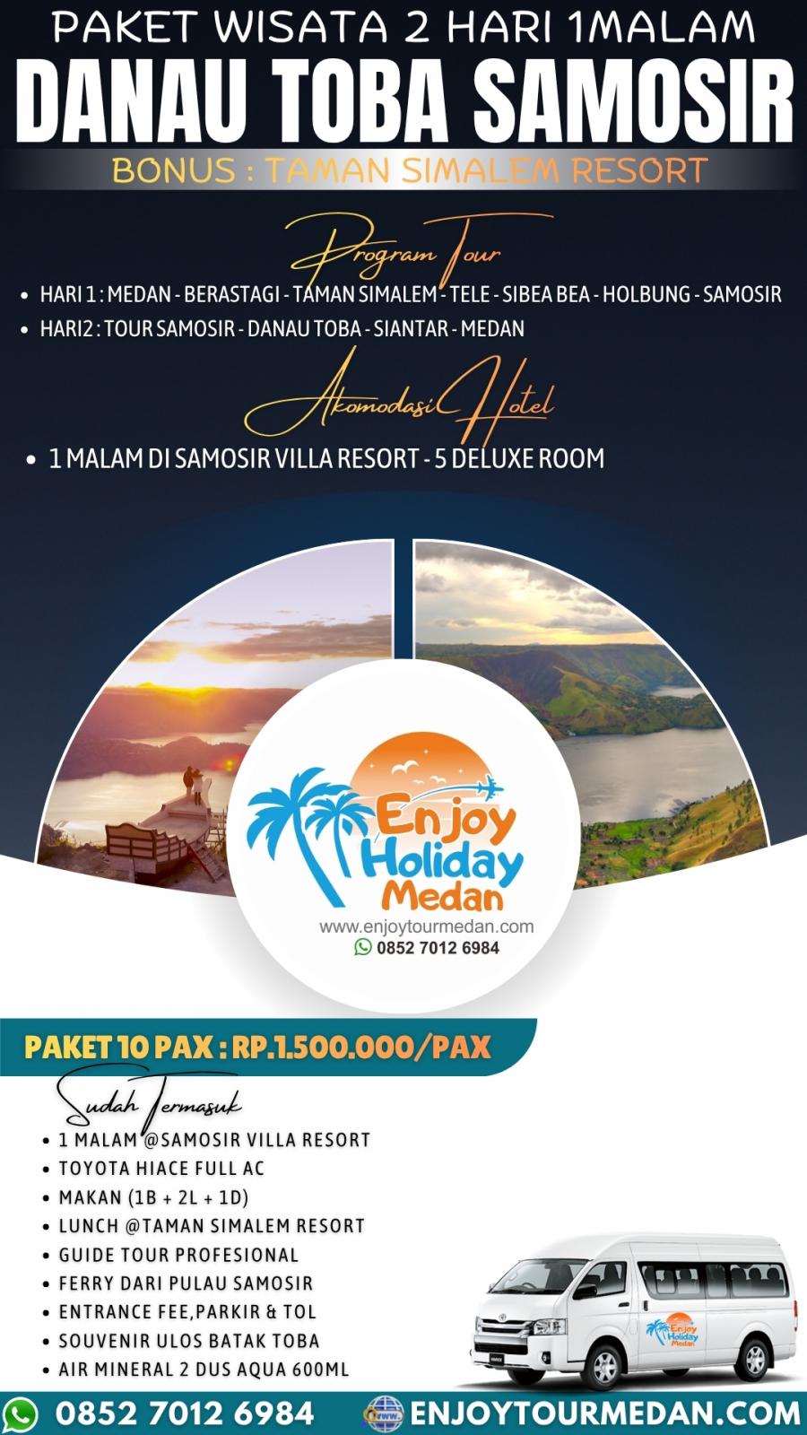 Tour Danau Toba 2 Hari